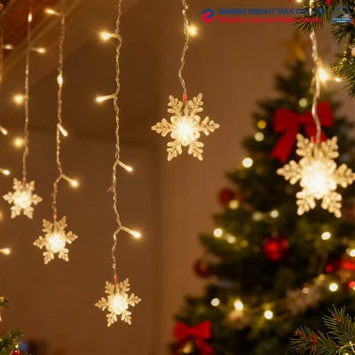 Бели коледни LED лампички
